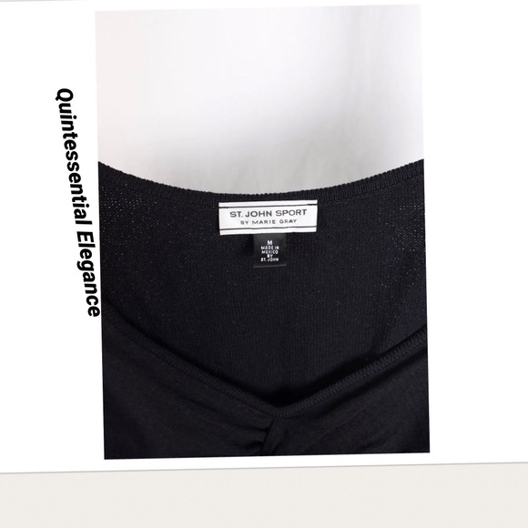 ST. JOHN Sport Knit Sleeveless Top - Picture 3 of 3